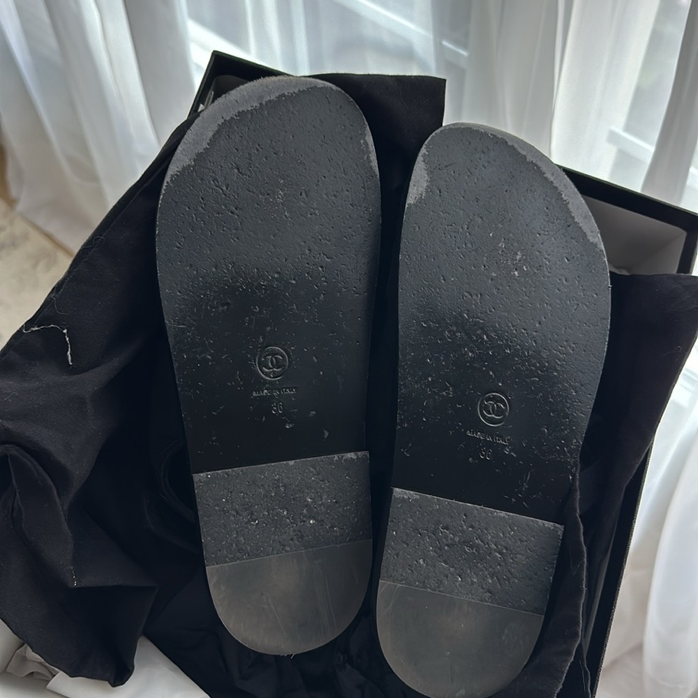 SOLD!!! Chanel F23 contoured sandals - Picture 7 of 12